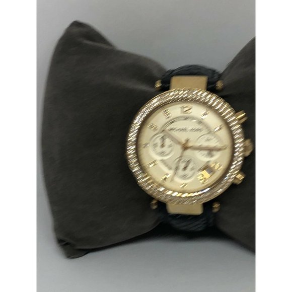 Michael Kors MK5354 Women\'s Black Leather Analog G main image 8